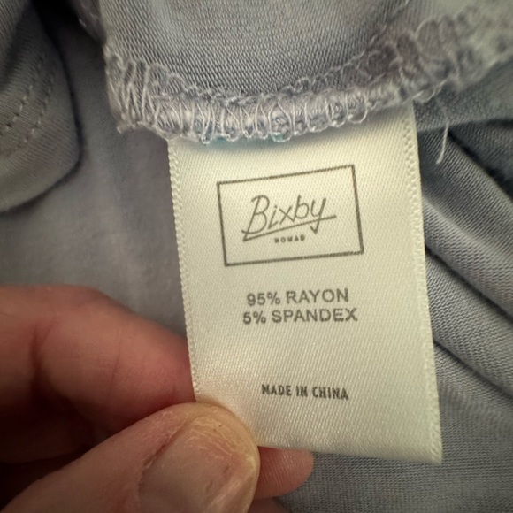 Bixby Nomad Pink to Grey Ombré sundress Super Soft Women's Dress sz L - Picture 11 of 14